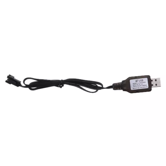 6.4V USB to SM 3--po Battery Charging Cable for RC Toys  - Pack of 1