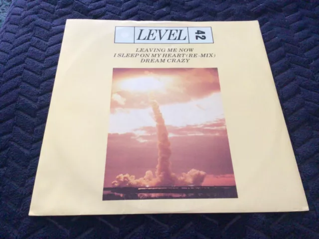 Level42 Leaving me now 12 Zoll Vinyl Single Schallplatte