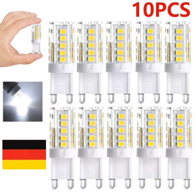 10 X G9 LED Birne 5W Kaltweiß KAPSEL LAMPE = 40W HALOGEN GLÜHBIRNE 230V DE