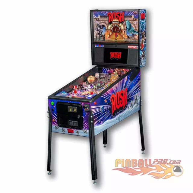 NIB Rush Premium Pinball Machine Authorized Stern Dealer