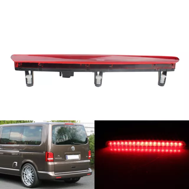 3rd Feux arrière freinage ROUGE LED 2003+ VW T5 Transporter V feu stop arrière