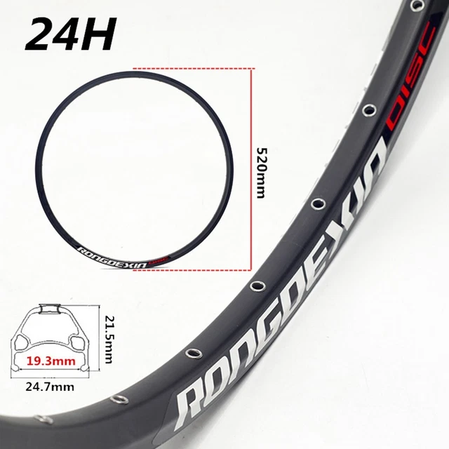 Hochwertig Rad Felge Rahmen for 24x1.5-24x2.125 Reifen Mountain Fahrrad