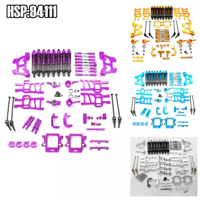 Metal Full Kit Upgrade Parts RC Car Replacement For HSP 94108 94111 MonsterTruck