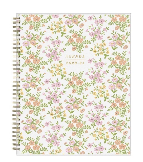 20232024 BLUE SKY Weekly/Monthly Planning Calendar Livy Orange Frosted