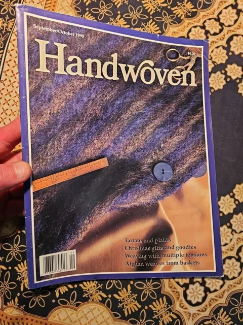 HANDWOVEN MAGAZINE Volume XI Number 4 Sept./Oct. 1990 Interweave Press EXC COND.