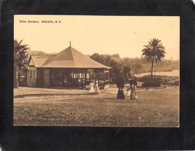 D4774 Australia SA Adelaide Elder Gardens River Torrens vintage postcard