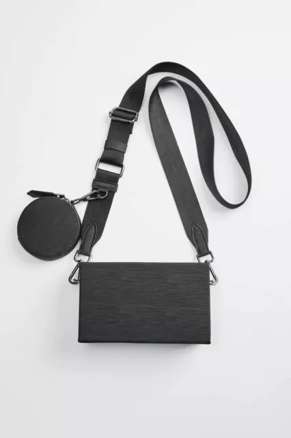RIGID MINI DUO CROSSBODY BAG Zara man BLACK 3597 620 harness EUR 44 91 PicClick FR