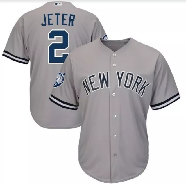 NEU Derek Jeter New York Yankees MLB Cool Base Herren Baseball Trikot