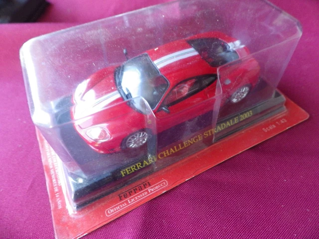 promo  FERRARI  CHALLENGE STRADALE  03  1/43   NEUF DANS SON EMBALLAGE D ORIGINE