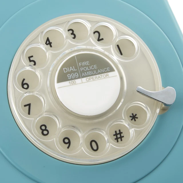 746 Rotary Telephone - Blue