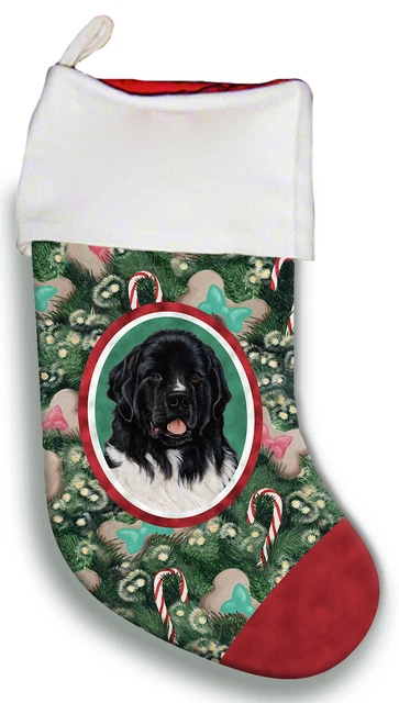 Christmas Stocking - Landseer Newfoundland 11224