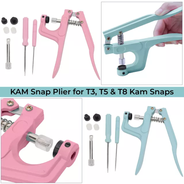 Trimming Shop KAM Snap Press Pliers T3 Assorted Colors Plastic