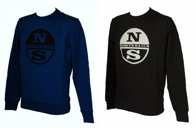 Maglia felpa uomo girocollo in cotone organico bio NORTH SAILS articolo 691542 R