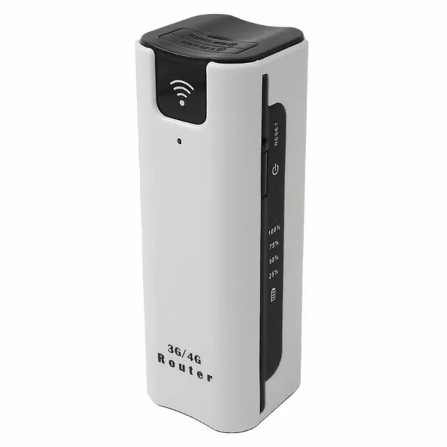 2200mAh Power Bank Mini 2G 3G Pocket Wireless Smart Router with SIM Card Slot