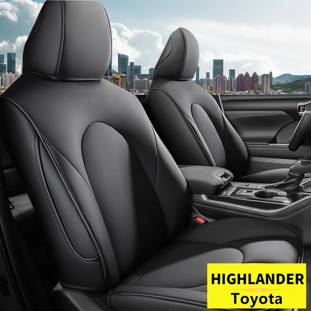 Car Seat Covers Fits For 2020-2023 Toyota Highlander Second Row Captain Chair