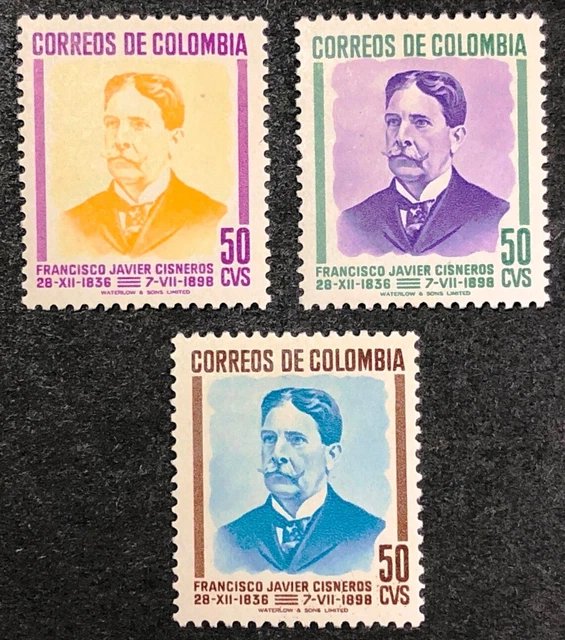 COLOMBIA STAMPS 577579 MH Complete Set 1949 £2.38 PicClick UK