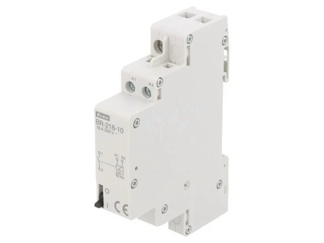 BR-216-10/230V RELÈ: INSTALLAZIONE bistabile SPST-NO USchalt: max ...