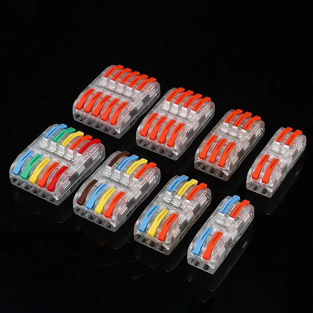 MINI WIRE CONNECTOR Universal Fast Connector Small Wiring Connector ...