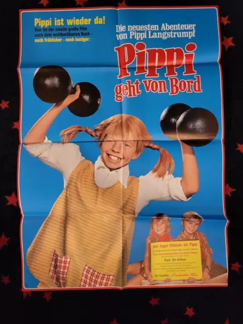 Pippi geht von Bord  -24 Fotos +  KINOPLAKATE - Langstrumpf Inger Nilsson 3