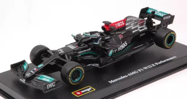 Model Car formula 1 F1 Scale 1:43 Burago Mercedes F1 W12 Bottas 2021 Gp