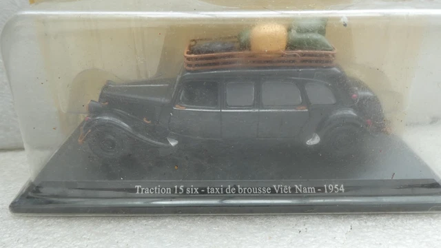 Norev ? Presse Citroen Traction 15 Six Taxi De Brousse 1954 Neuf + Blister Serti