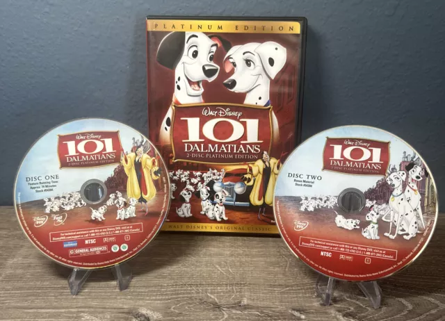 101 Dalmatians (DVD, 2008, 2-Disc Set, Platinum Edition)
