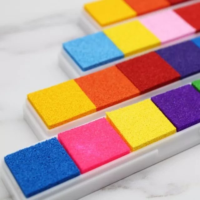 6 Mehrfarbig Gemischt Ungiftig Tintenpad Set Basteln Kartenherstellung Gummistempel 3