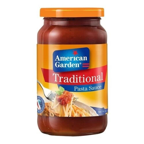 Salsa pasta tradizionale giardino americano 397 g spedizione gratuita in tutto il mondo