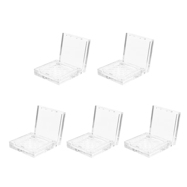 5 Pcs Lidschatten-Box Plastik Make-up-Puder-Fall Magnetischer Schminkkoffer
