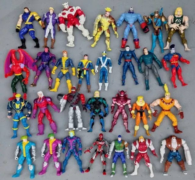 Vtg 90s Toy Biz Marvel X-men And X-force 29 Loose Figures