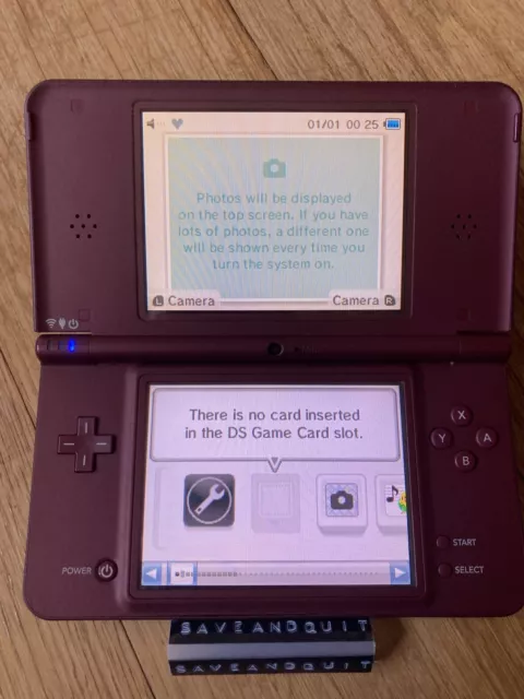 Restored Nintendo DSi XL (Burgundy) Handheld Video Game Console