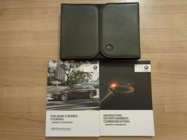 BMW 5 Series Estate Owners Handbook/Manual and Wallet 15-17