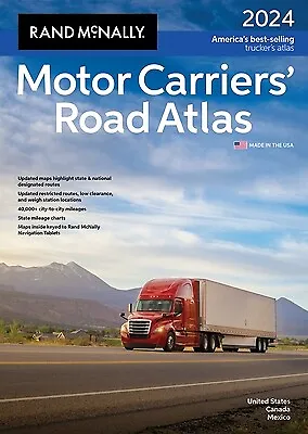 Rand McNally 2024 Motor Carriers' Road Atlas Rand McNally