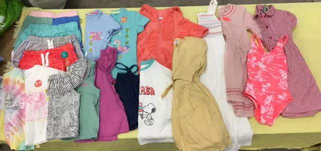 Girls Clothing Bundle M&S Zara Tu Size 6-7 years 19 Items Holiday Summer New F2