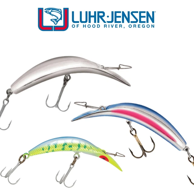 LUHR-JENSEN KWIKFISH XTREME K9X Deep Diving Plug Trebble Hook Fishing ...