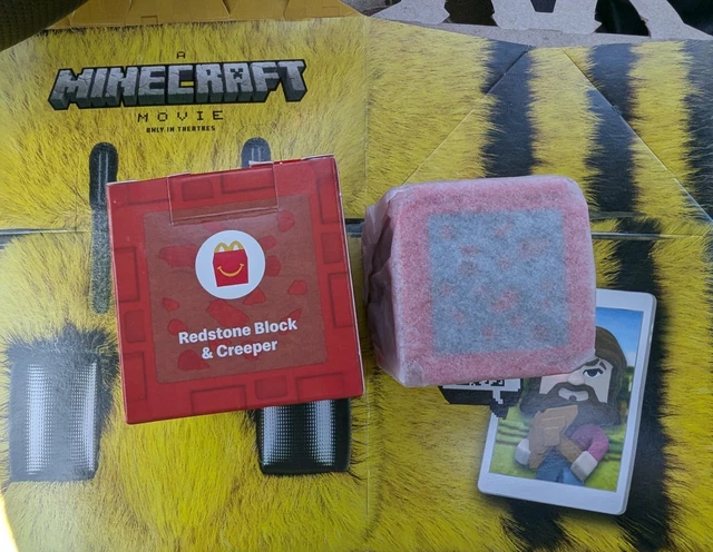 2025 MCDONALD'S MINECRAFT Happy Meal REDSTONE BLOCK & CREEPER $15.00 ...