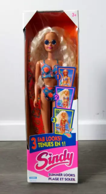 1994 Hasbro Vintage Sindy Summer Looks Bikini Sarong Sunglasses Doll New In Box
