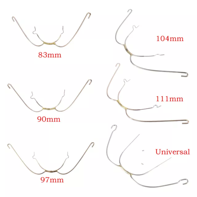 Dental Orthodontic Extraoral Face Bow with Cuspid Hook 6 Sizes ML