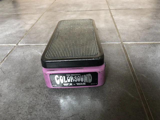 Colorsound Wah-Wah Guitar Pedal. Superb 90’s version. Very original condition.