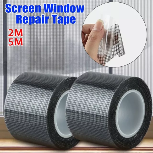 1Roll Fly Window Screen Repair Tape Anti-mosquito Mesh Net Repair Tapes