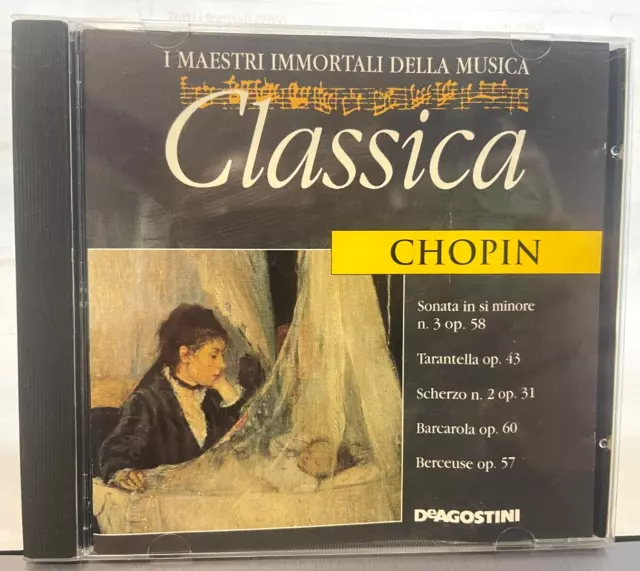 CHOPIN - Op. 58-43-31-60 - The Immortal Masters of Classical Music - CD NEW