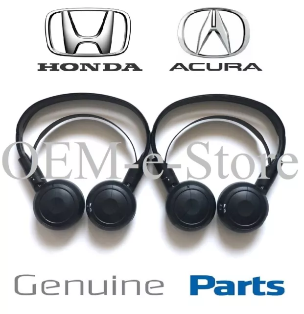 2014-2019 Acura MDX Overhead DVD Entertainment System Wireless TWO Headphones