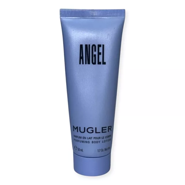 Thierry Mugler Angel Perfuming Body Lotion 1.7oz /50 ml for Women + 1 FREE VIALS 2