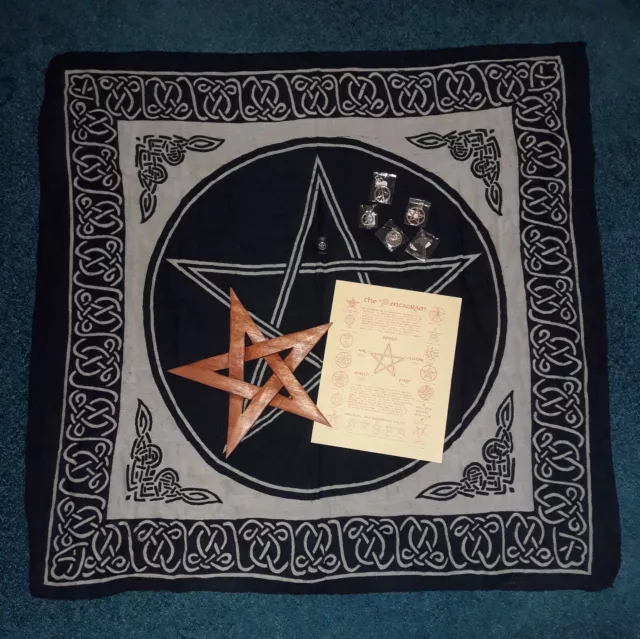 Pentagramm Altar / Ritual Set - Wicca - Hexen - Magie - Okkult