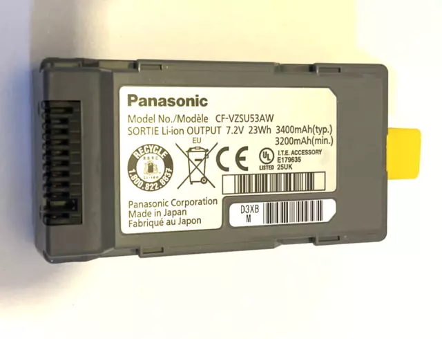 Genuine Original Panasonic CF-VZSU53AW Battery Pack 3