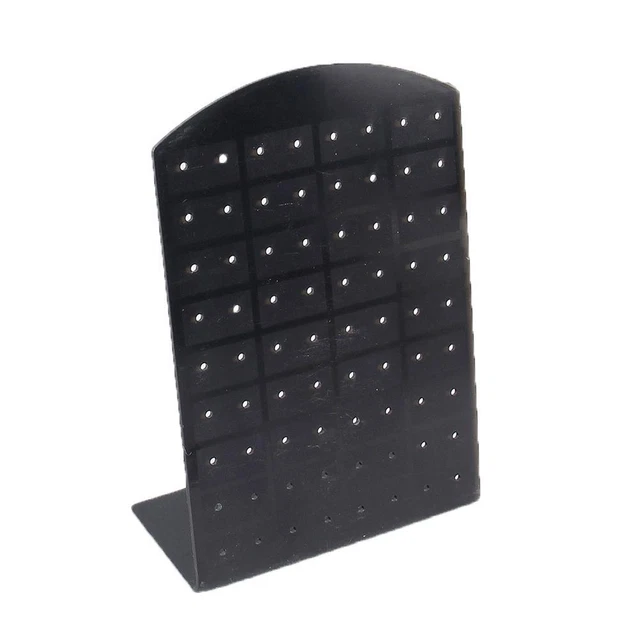 72 Holes Plastic Earrings Storage Rack Ear Hook Stand Holder Rack (Style 1) FS2#