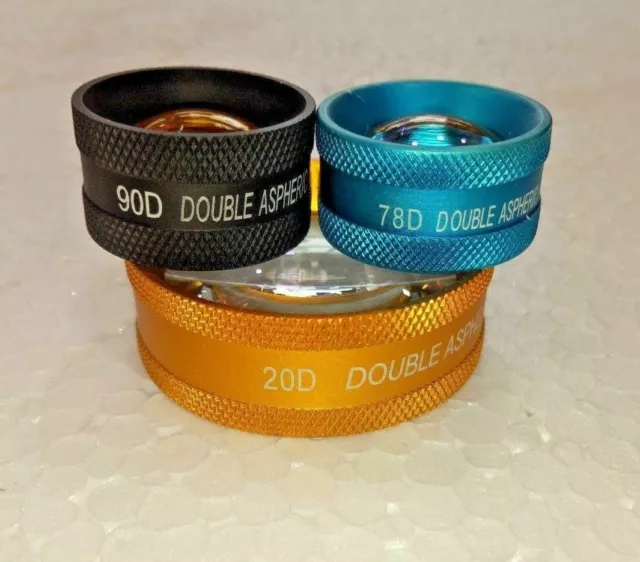 Paquete de lentes 20D 90D y 78D con accesorios Equipos y suministros de... 2