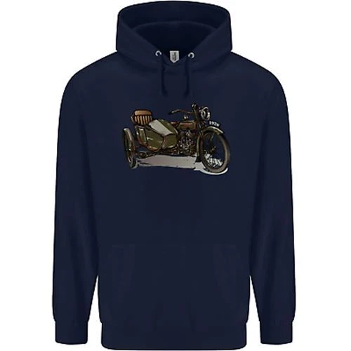 Felpa con cappuccio moto e sidecar biker moto bambini 2