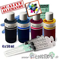 4x50ML Universal Colors Ink Refill Kit for EPSON