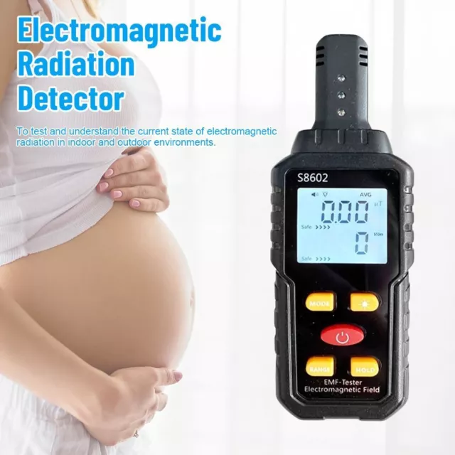 Digital LCD Dosimeter Tester EMF Meter Electromagnetic Radiation Detector